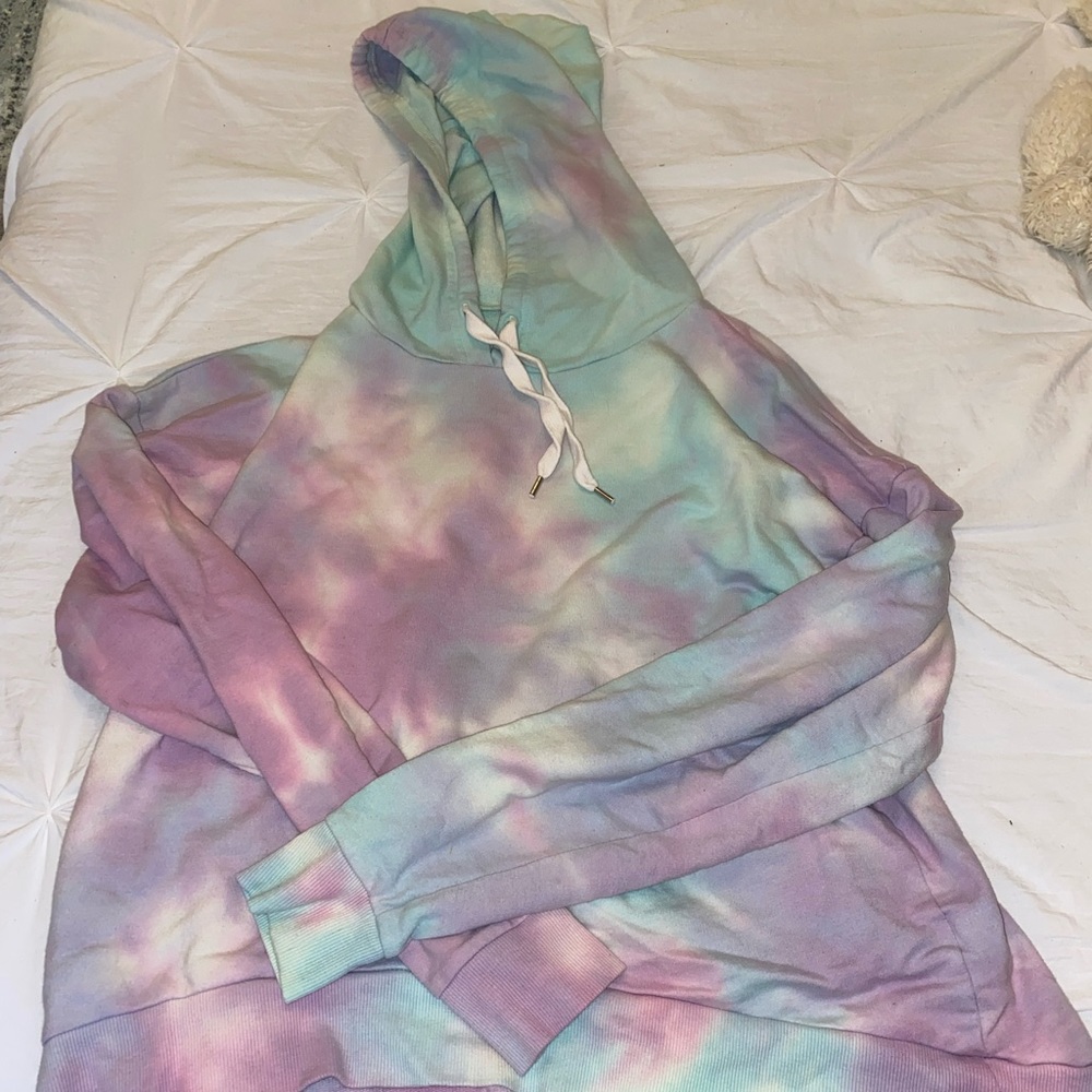 lightweight tie dye hoodie